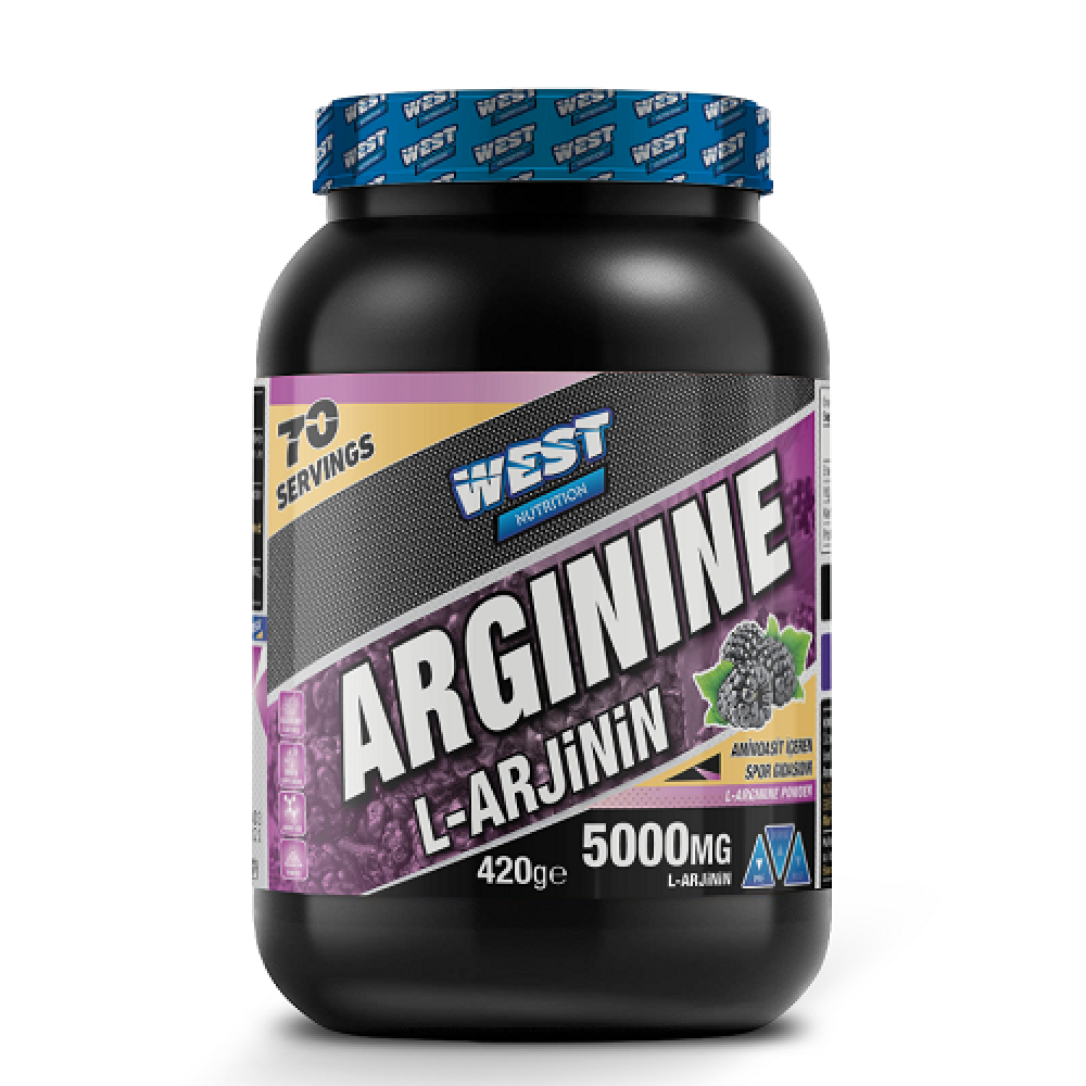 West Nutrition L-Arjinin (Arginine) 420 gr 70 Servis Aroma Seçenekli